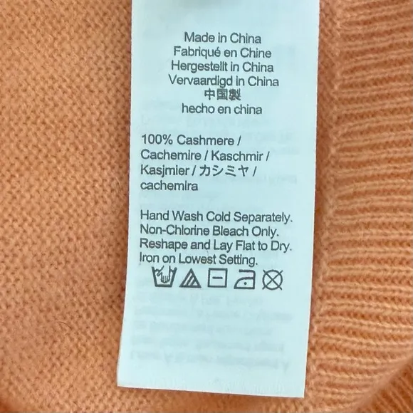 J. Crew Cashmere Classic-Fit Crewneck Sweater in Pale Guava