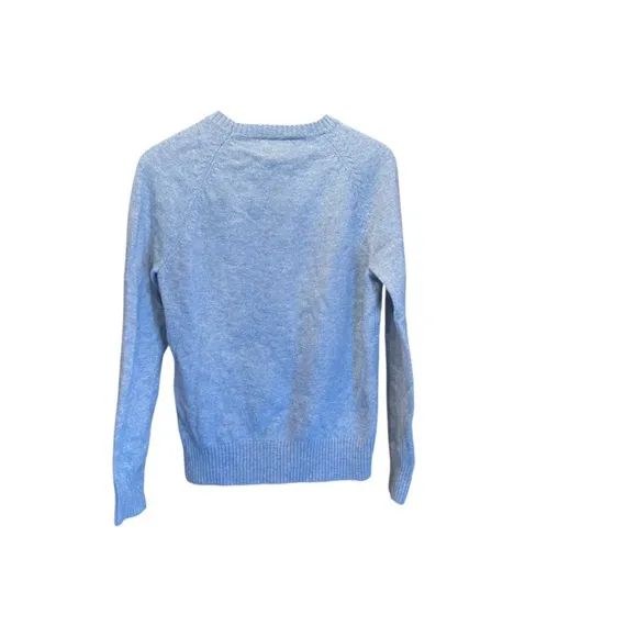 J. Crew. Women’s Lambs Wool Blue Sweater. Size Medium.