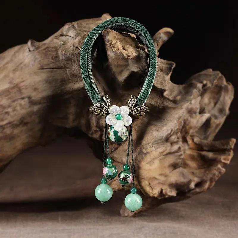 Jade Flower Lucky Bracelet