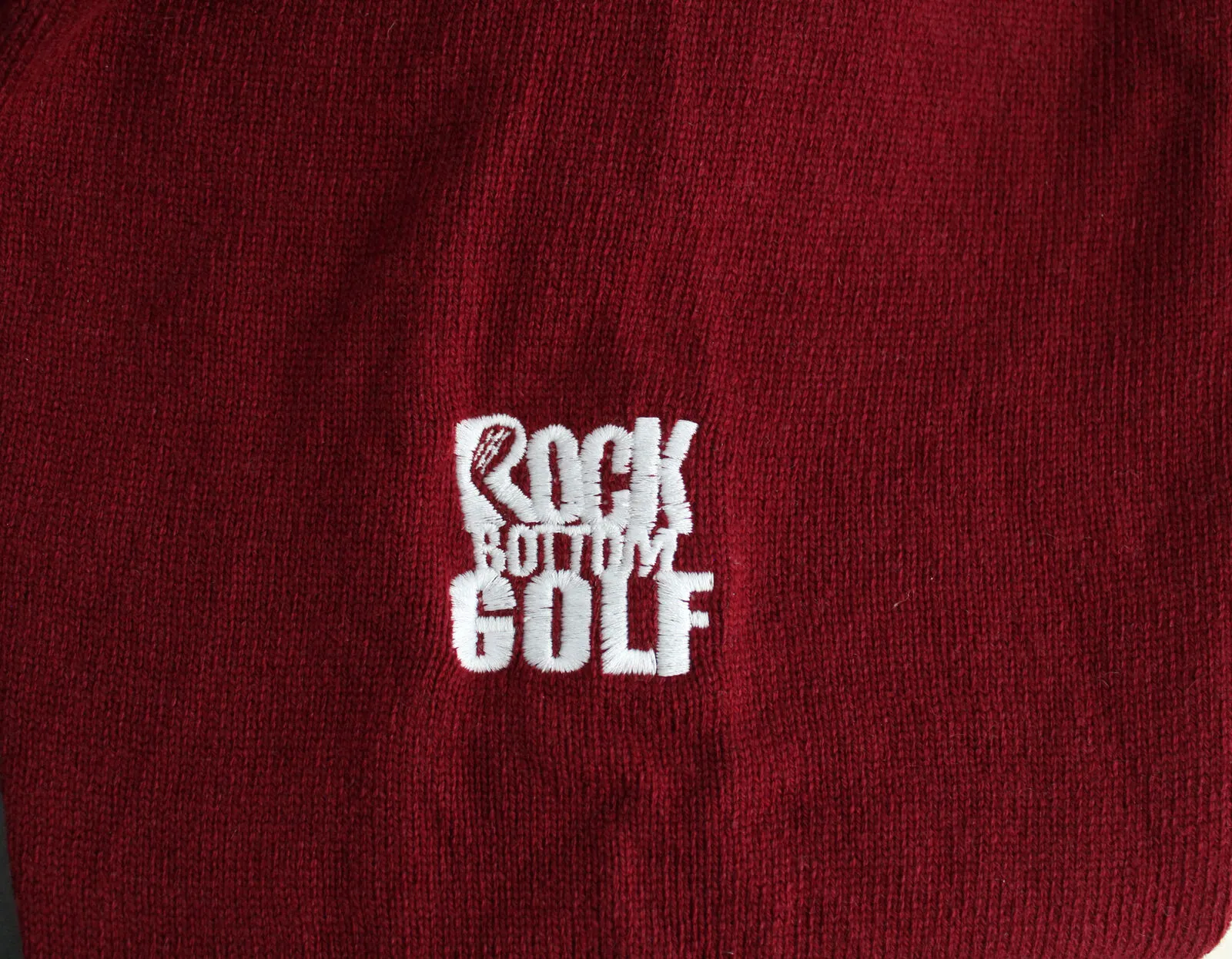 John Daly Signed Match Worn Johnstons of Elgin Cashmere Sweater BAS #BH00317