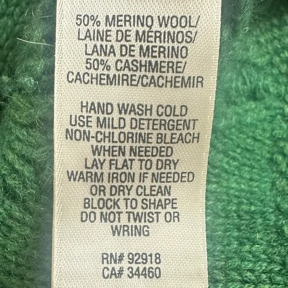 Juicy Couture Vintage Cashmere Wool Y2K Green Textured Sweater Set