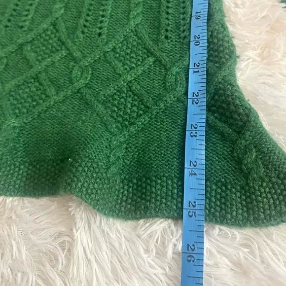 Juicy Couture Vintage Cashmere Wool Y2K Green Textured Sweater Set