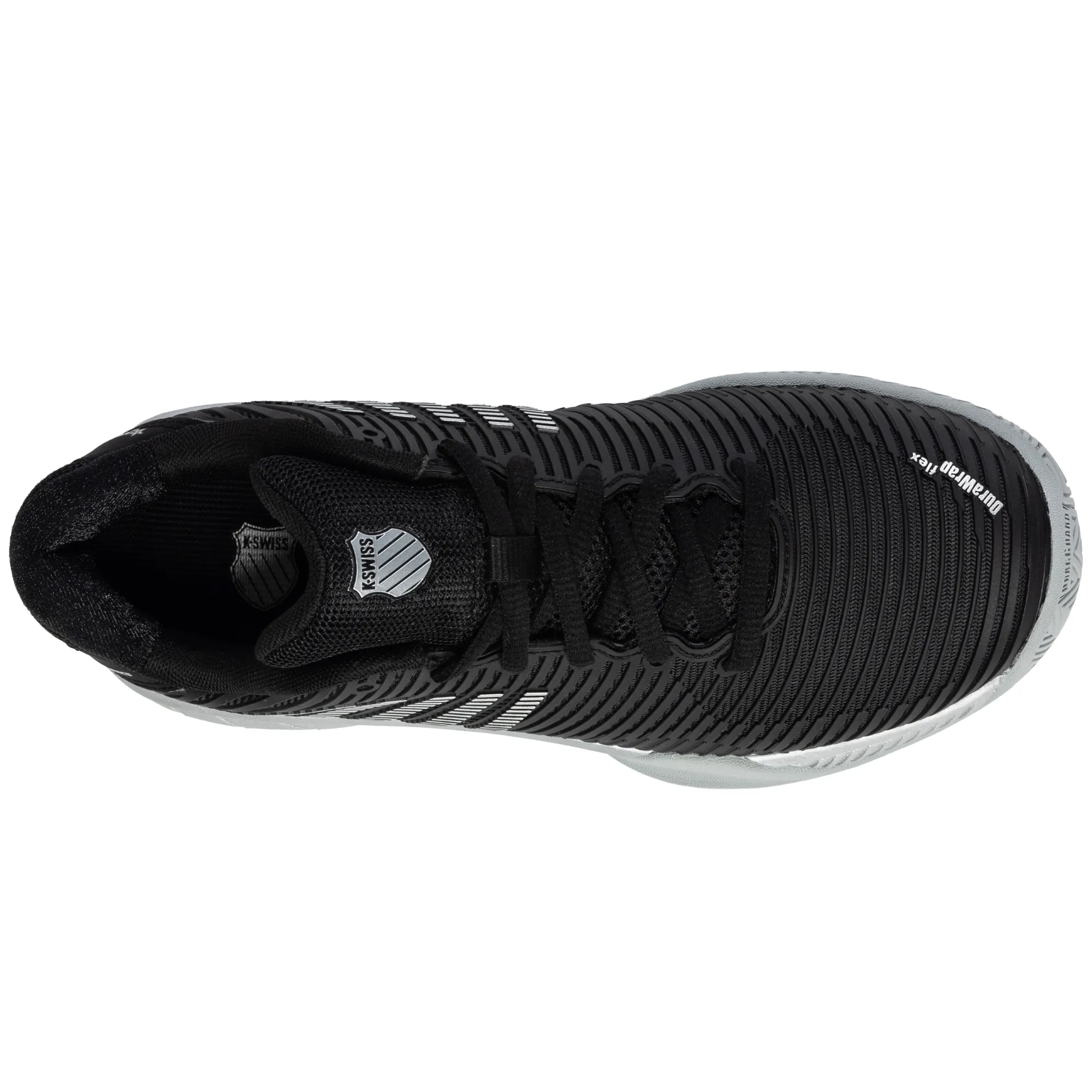 K-Swiss/Master Athletics Women's Hypercourt Express 2 Tennis Shoe (Black/Silver)