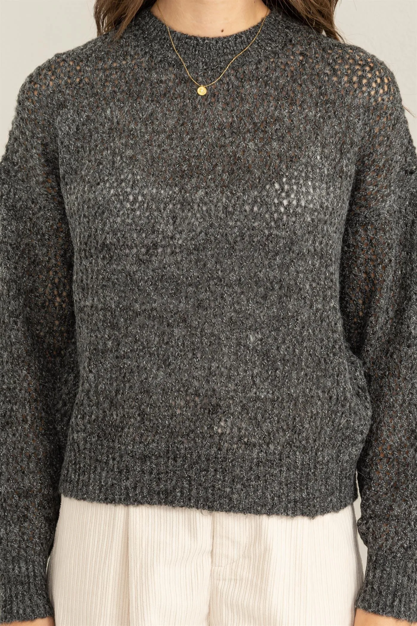 K81 LOOSE KNIT SWEATER