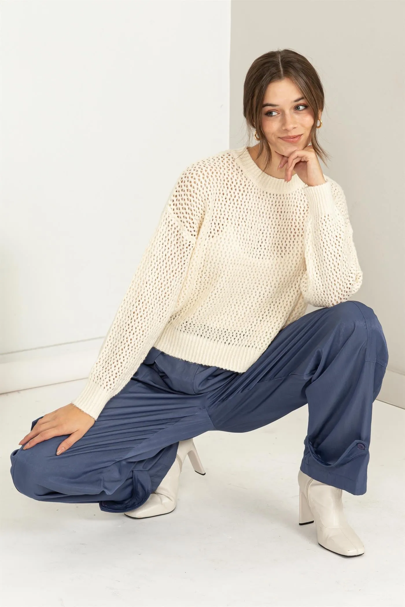 K81 LOOSE KNIT SWEATER