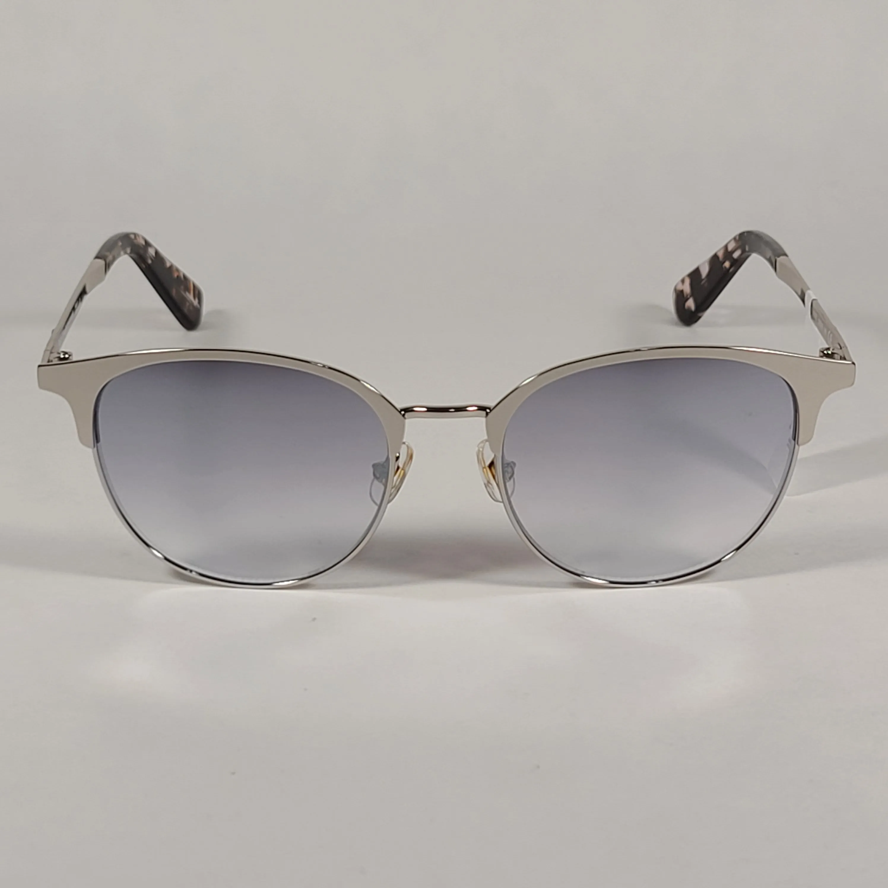 Kate Spade JOELYNN YL7IC Club Sunglasses Silver Frame Gray Gradient Lens