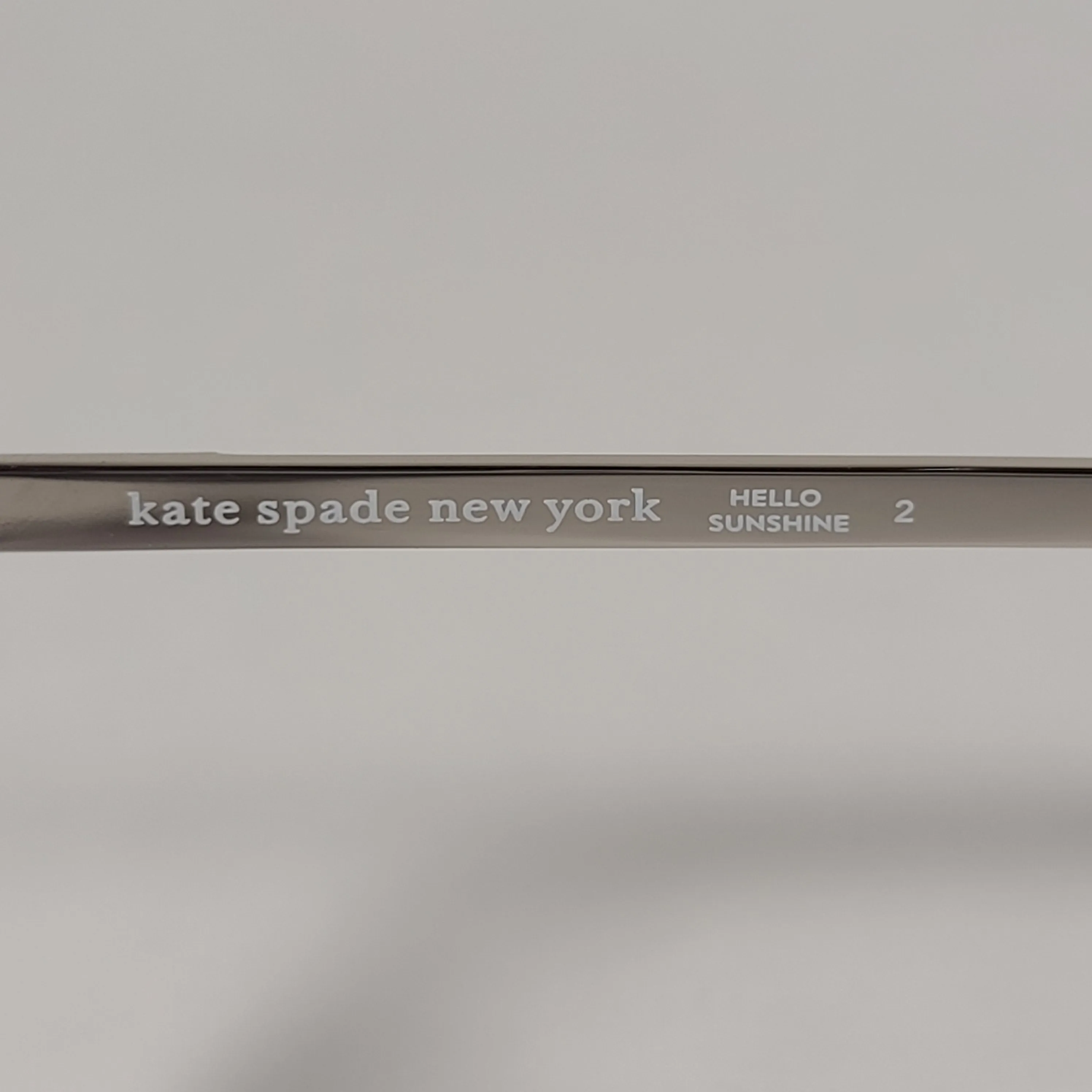 Kate Spade JOELYNN YL7IC Club Sunglasses Silver Frame Gray Gradient Lens