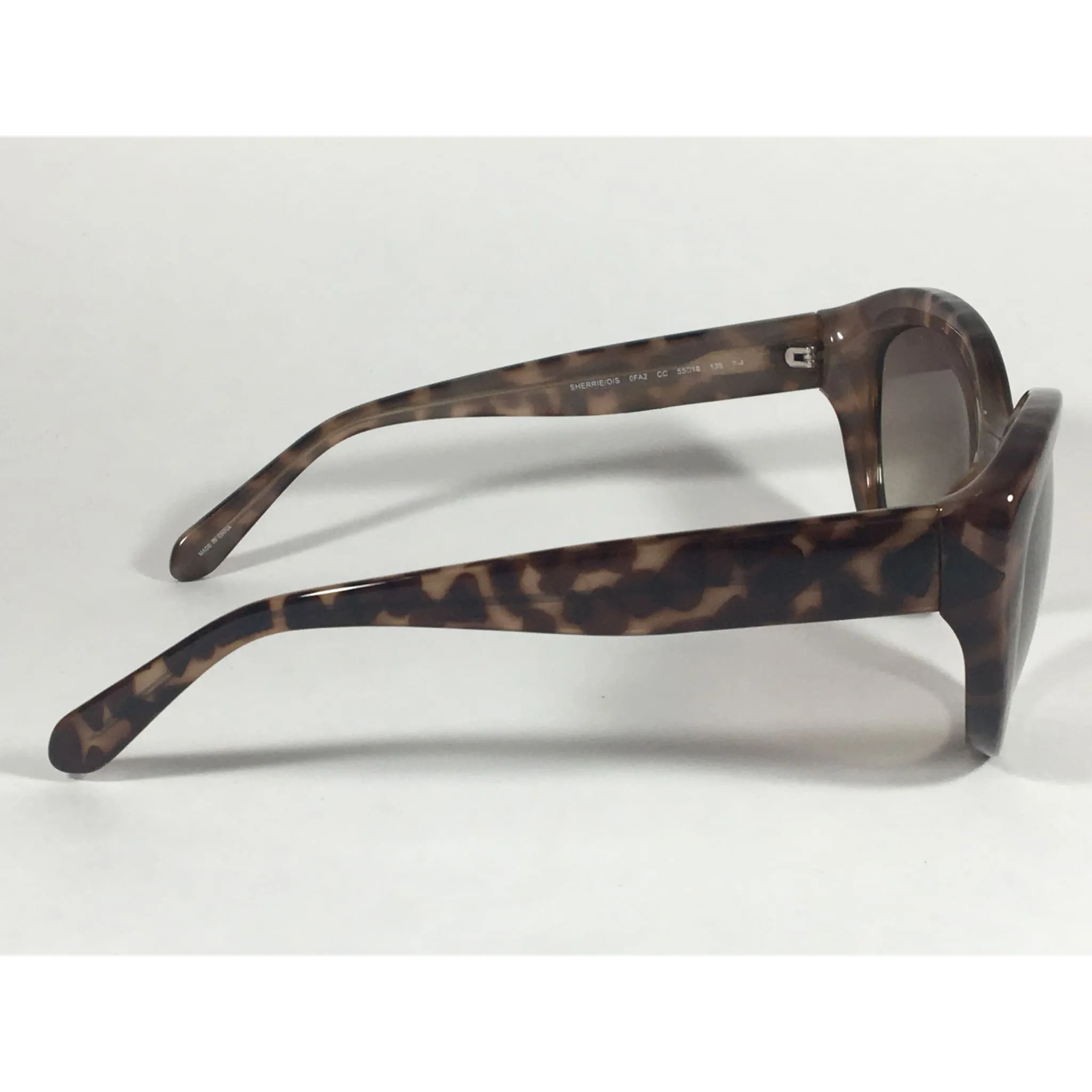Kate Spade Sherrie Cat Eye Sunglasses Brown Tortoise Frame Brown Gradient Lens 0FA2 CC