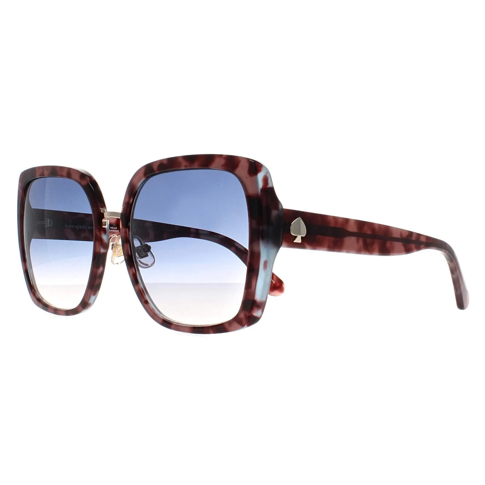 Kate Spade Sunglasses Kimber/G/S JBW I4 Blue Havana Blue Gradient