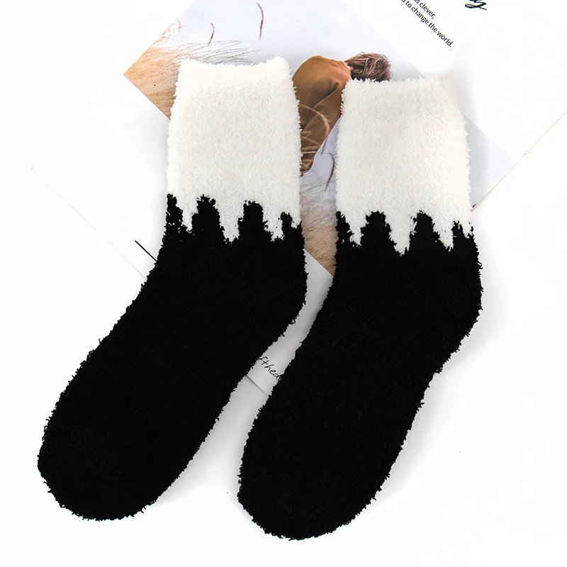 Kawaii Color Matching Floor Socks