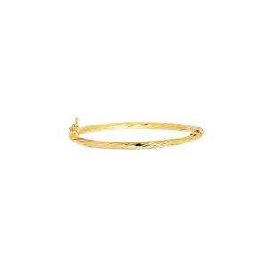 Kids 14K Gold Polished Twist Children's Bangle