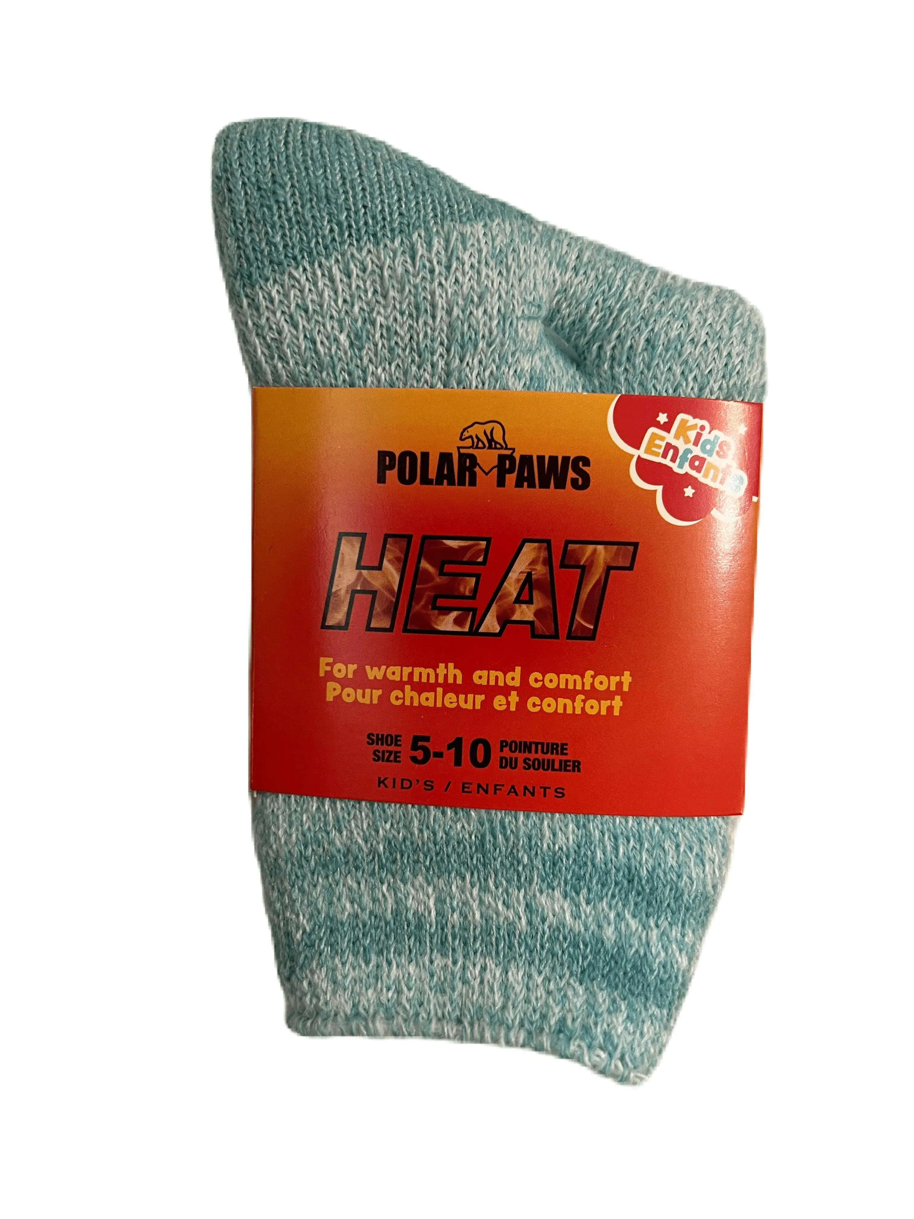 Kids Brushed Thermal Socks (Shoes Size 5-10)