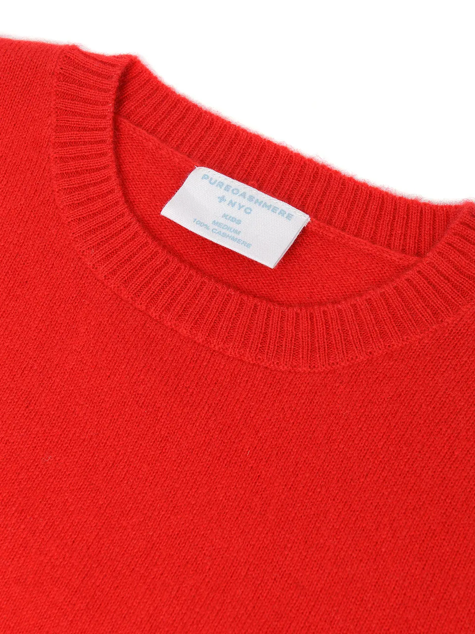 Kids Crew Neck Sweater_Red