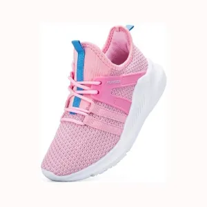 Kids Sneakers Running Tennis Athletic Shoes Pink & Blue -- KKOMEFORME