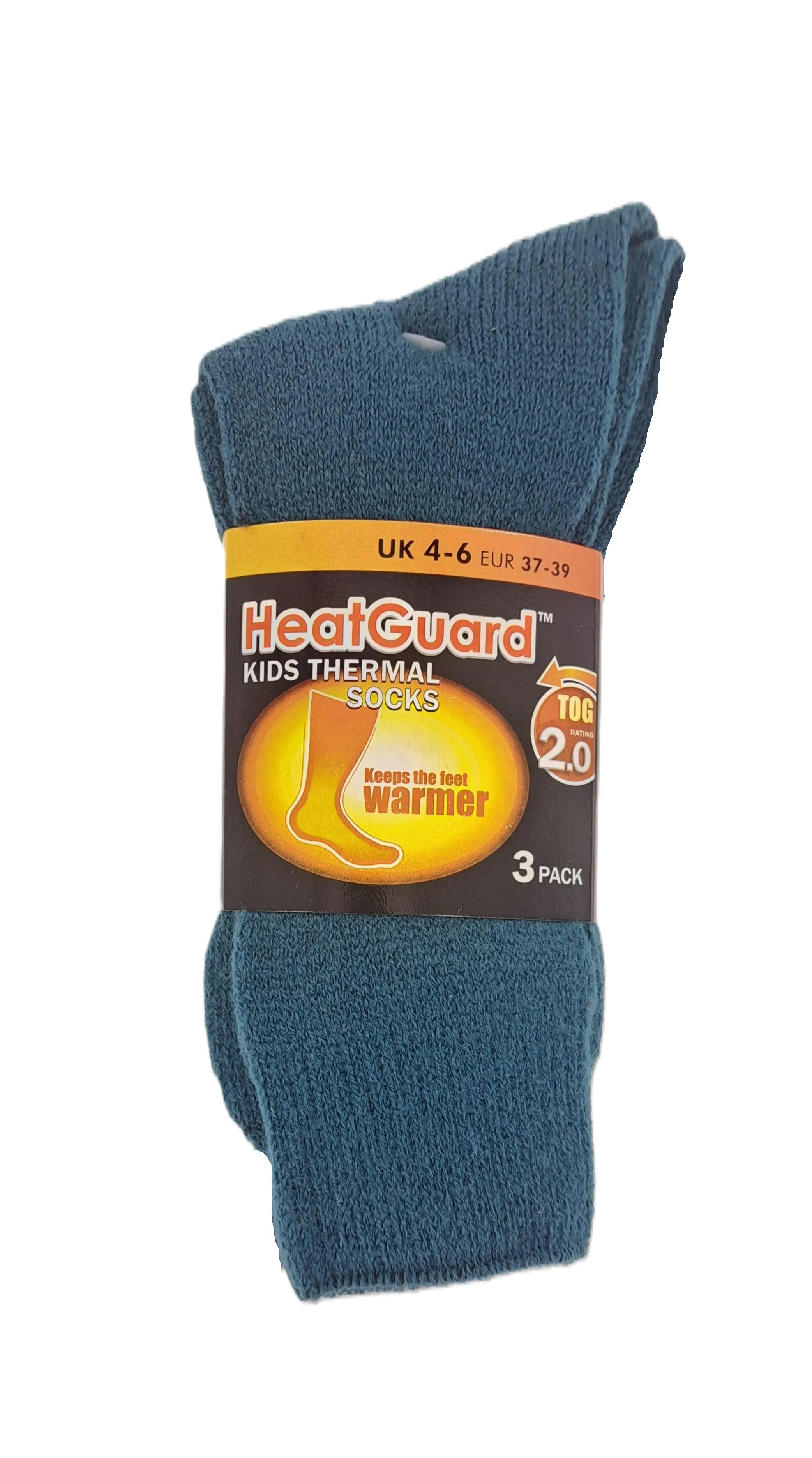Kids Thermal Socks 3 Pack Kids Size UK 4-6 (EUR 37-39)