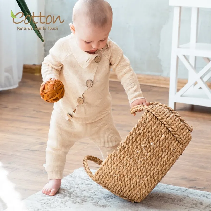 Knitted Sweater Suit: Best Organic Newborn Knit Outfit