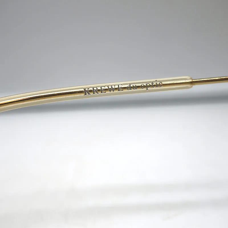 Krewe Conti Mirrored Round Sunglasses Carnevale/Gold