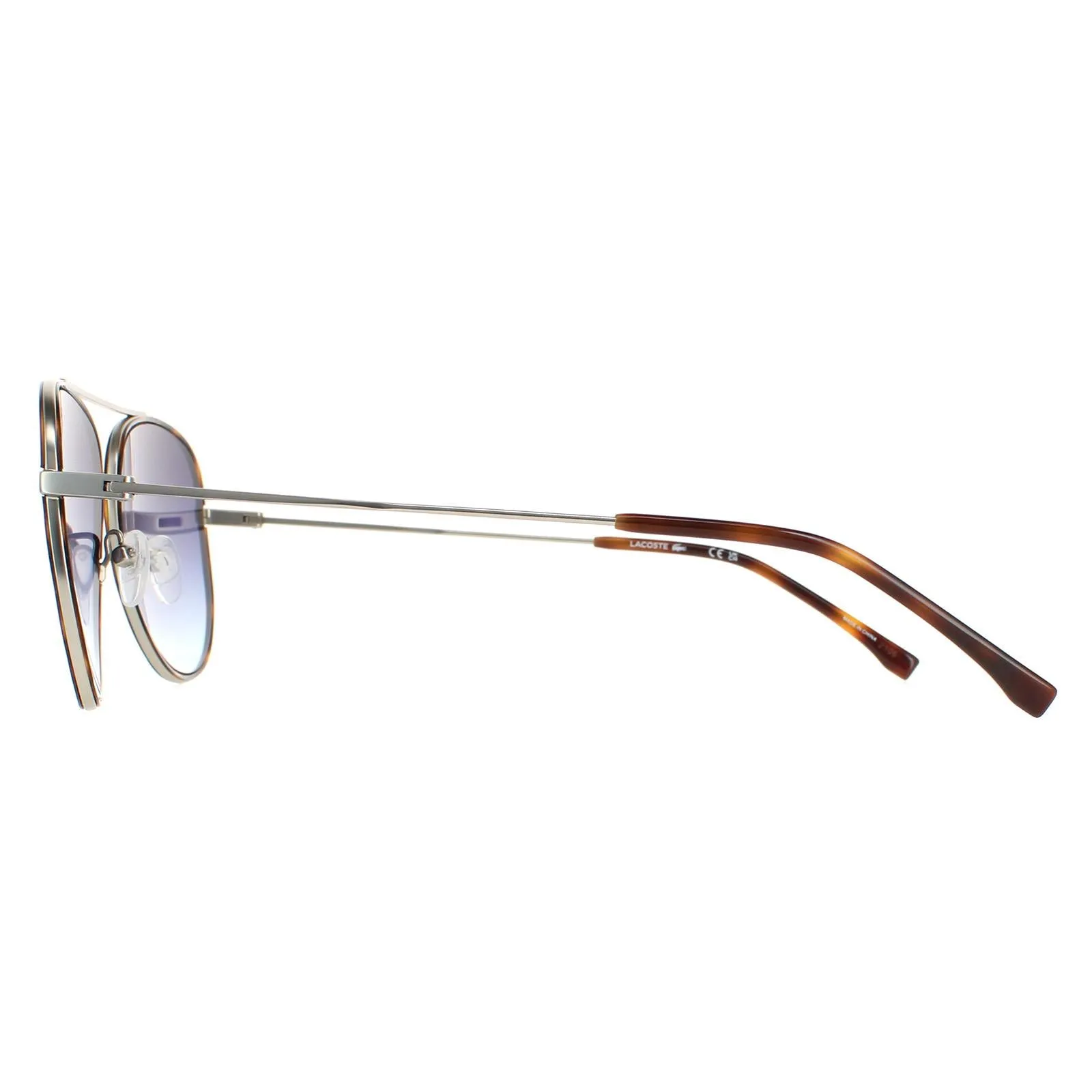Lacoste Sunglasses L247S 050 Matte Light Grey Blue Gradient