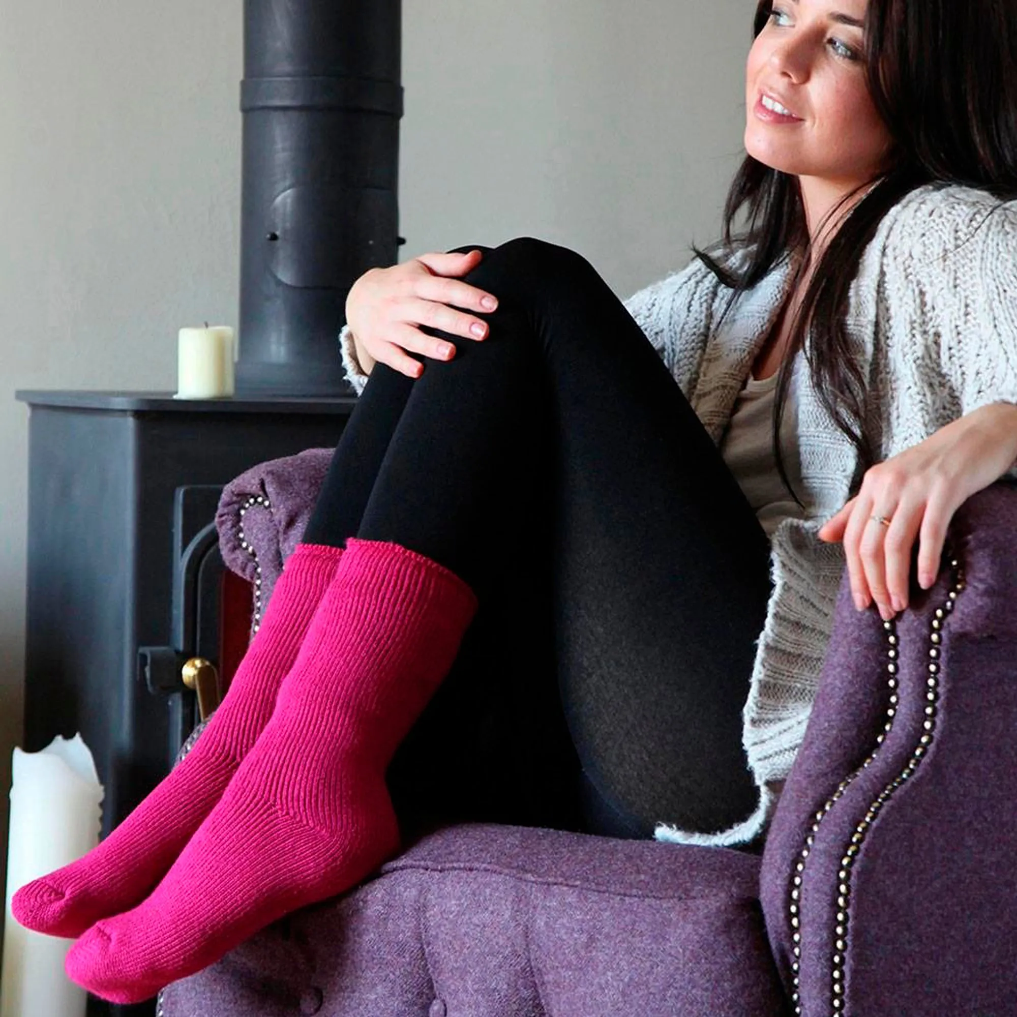 Ladies Original Thick Winter Thermal Socks (Multipack Options)
