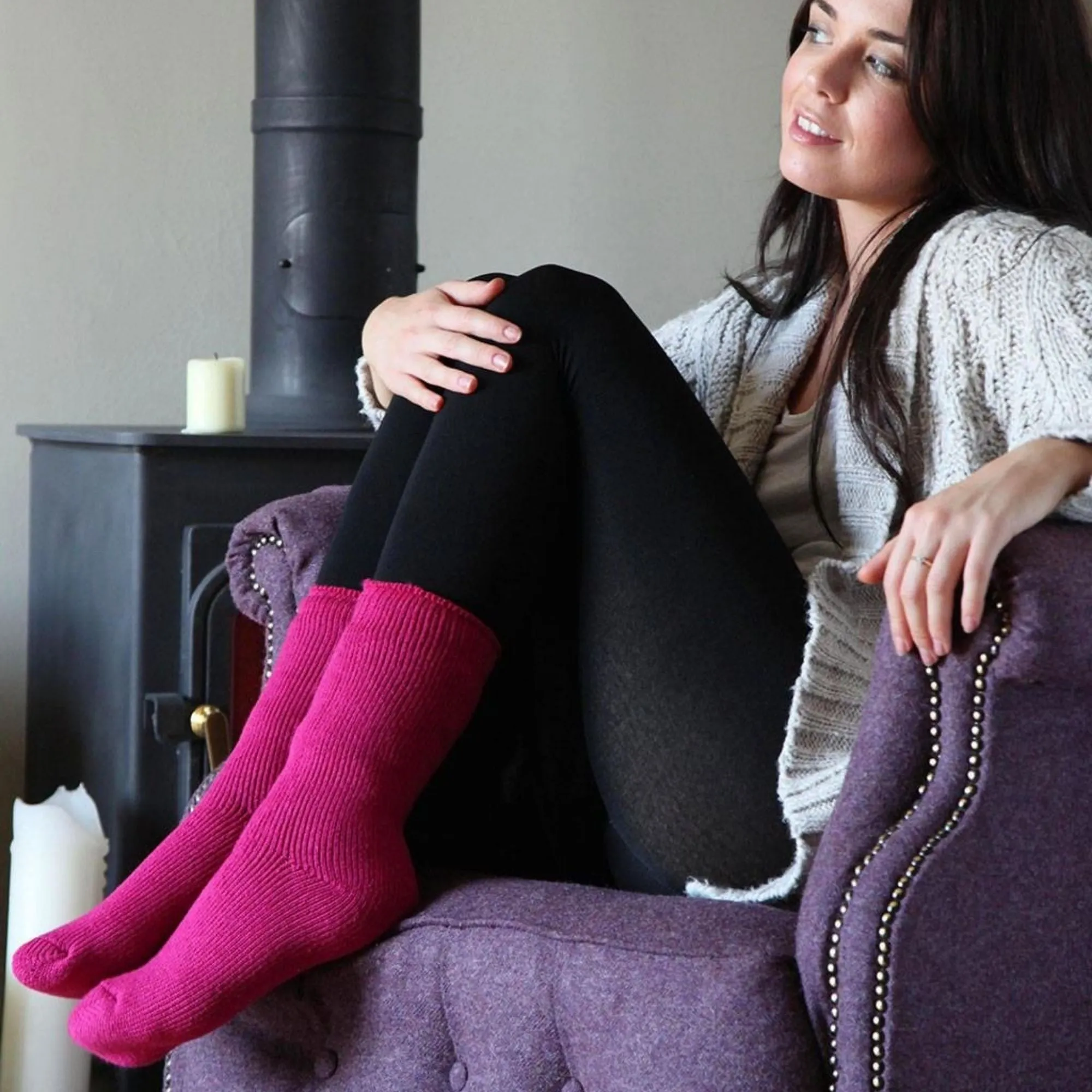 Ladies Original Thick Winter Thermal Socks (Multipack Options)