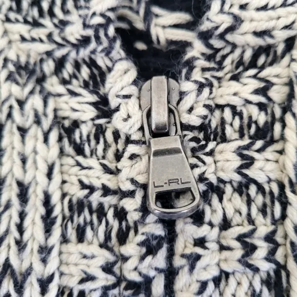 Lauren Ralph Lauren Fill Zip Cardigan Ski Sweater Women’s PXS