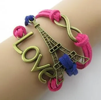 Leather Multilayer Double Infinite Bracelets