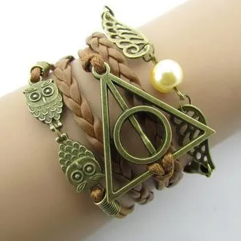 Leather Multilayer Double Infinite Bracelets