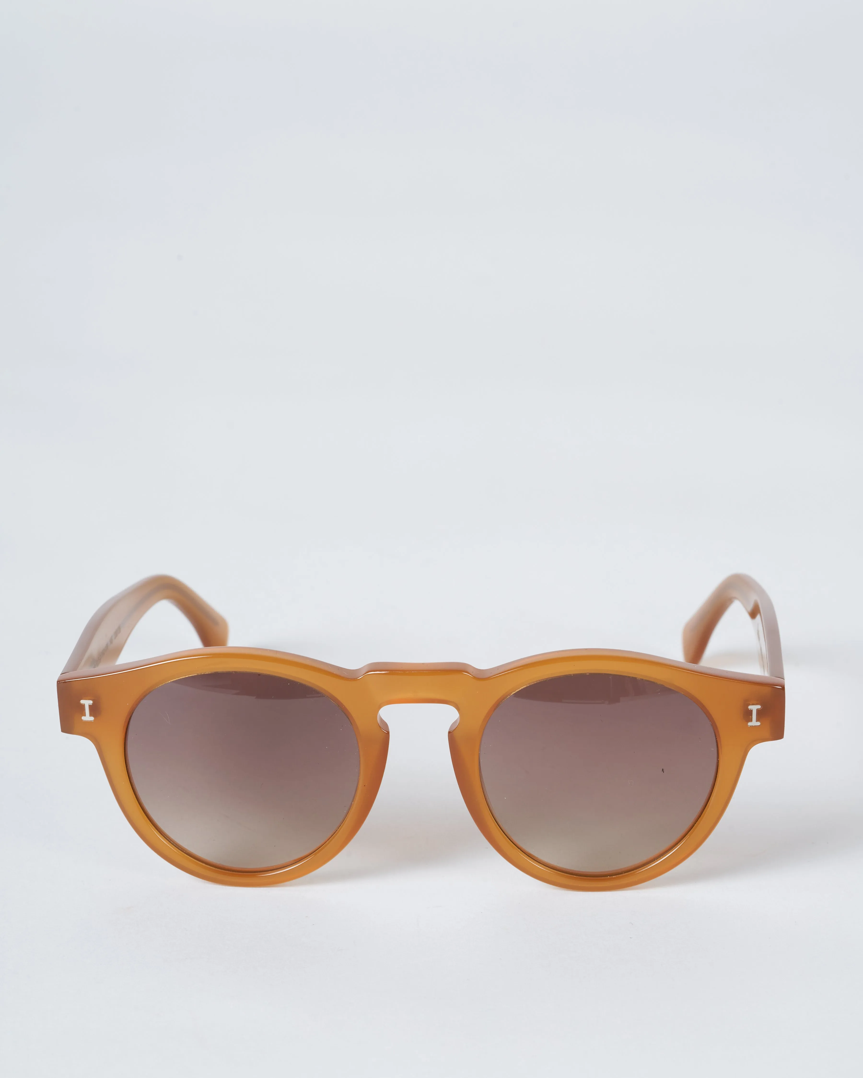 leonard sunglasses - honey with brown gradient