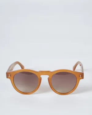 leonard sunglasses - honey with brown gradient