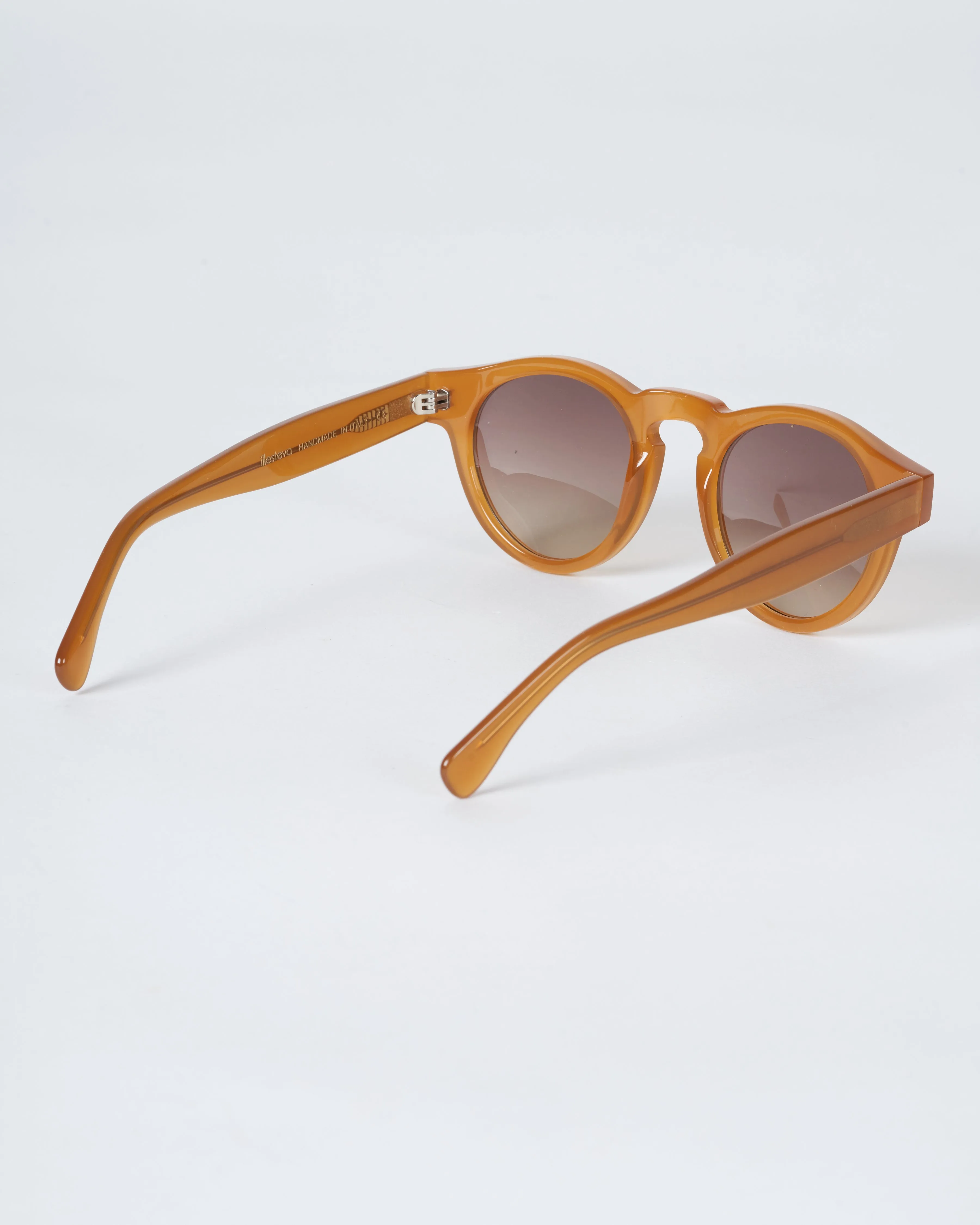 leonard sunglasses - honey with brown gradient