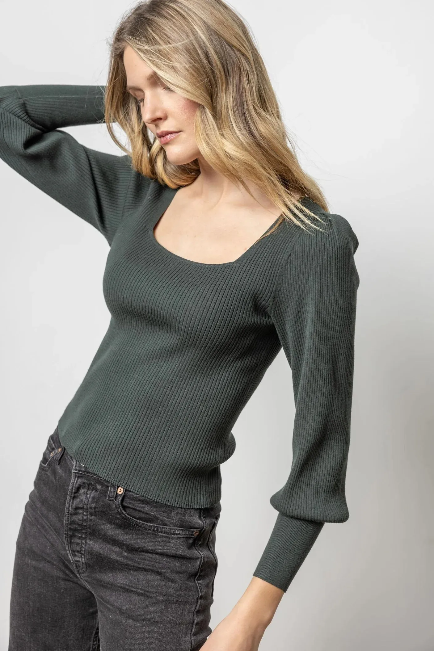 Lilla P Square Neck Sweater