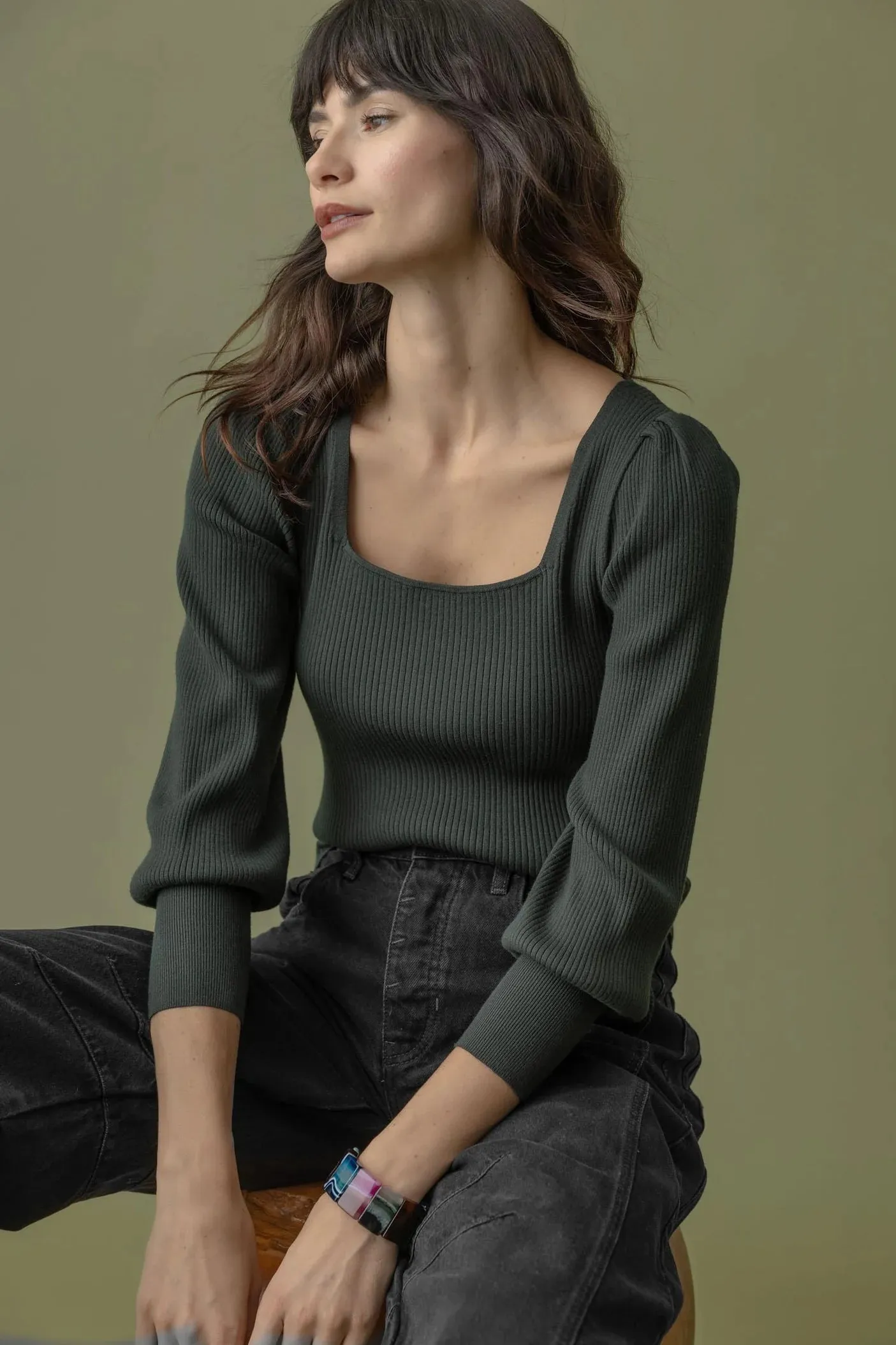 Lilla P Square Neck Sweater