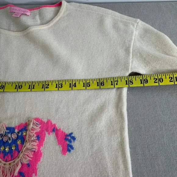 Lilly Pulitzer lama cashmere sweater