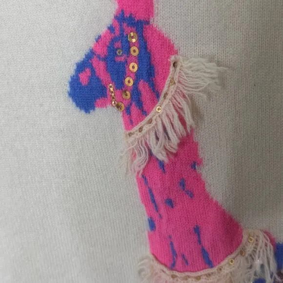 Lilly Pulitzer lama cashmere sweater