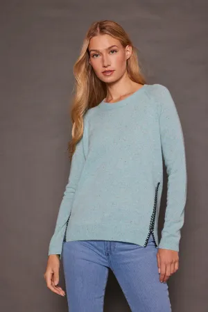 Lisa Todd - Opening Act Sweater - Aqua Sprinkle