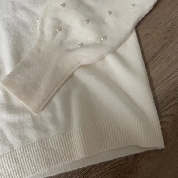 Loft Pearlized Sleeve Sweater
