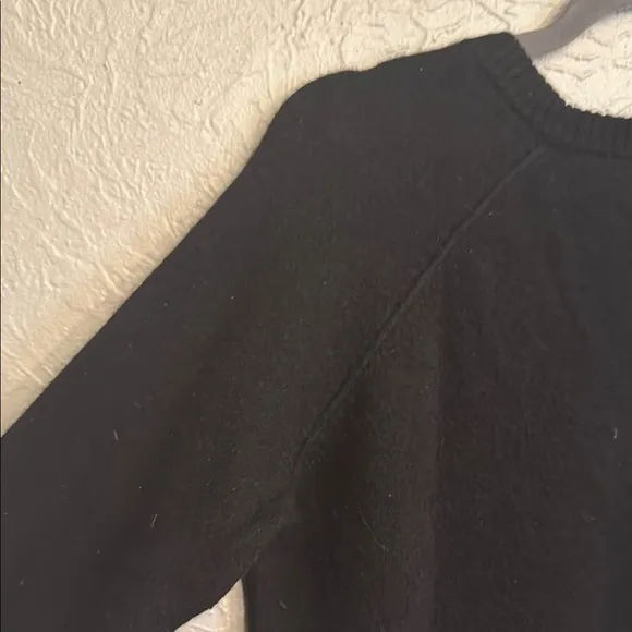 Lord &amp; Taylor Cashmere Womens Black Sequin Crewneck Sweater size M