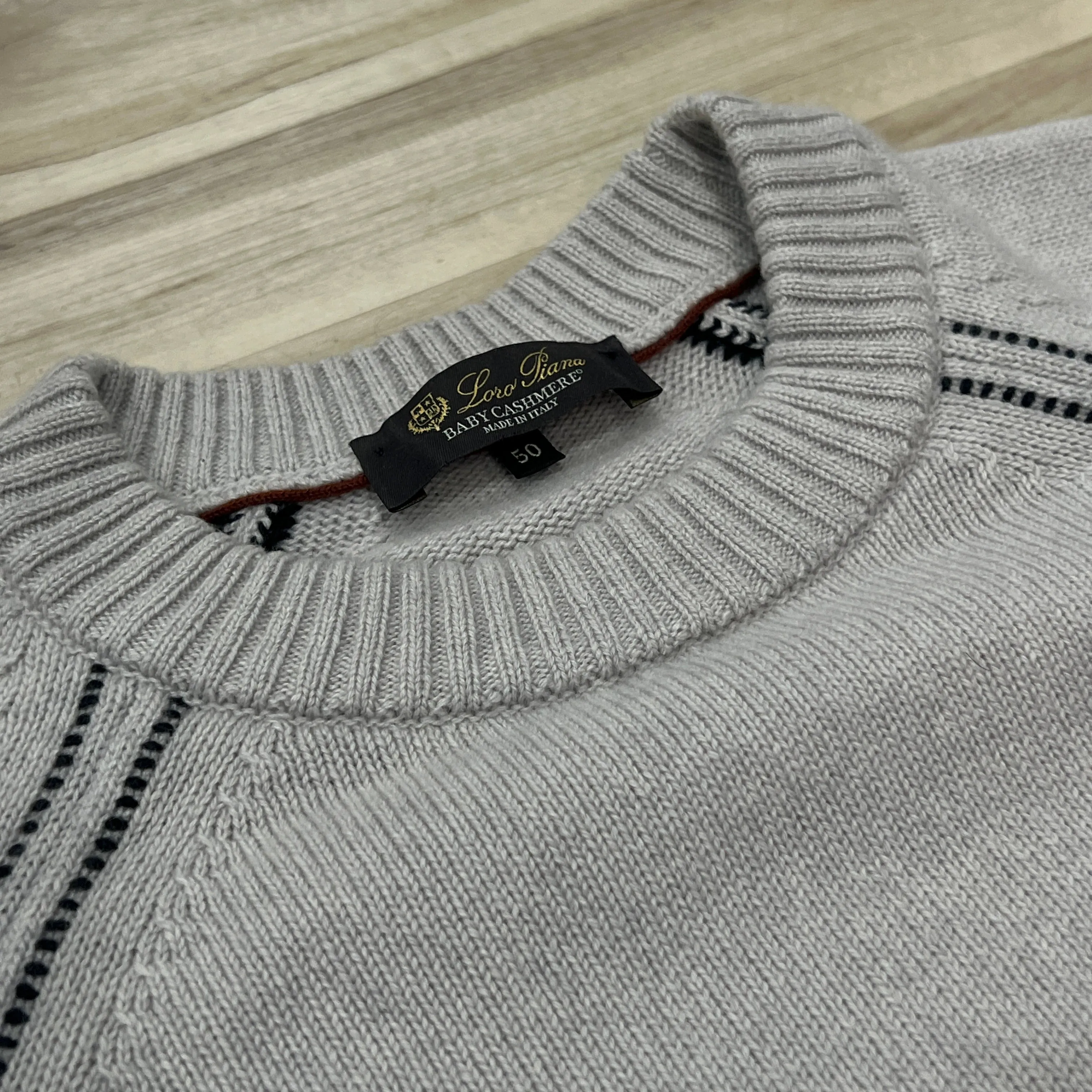 Loro Piana Baby Cashmere Crewneck Sweater