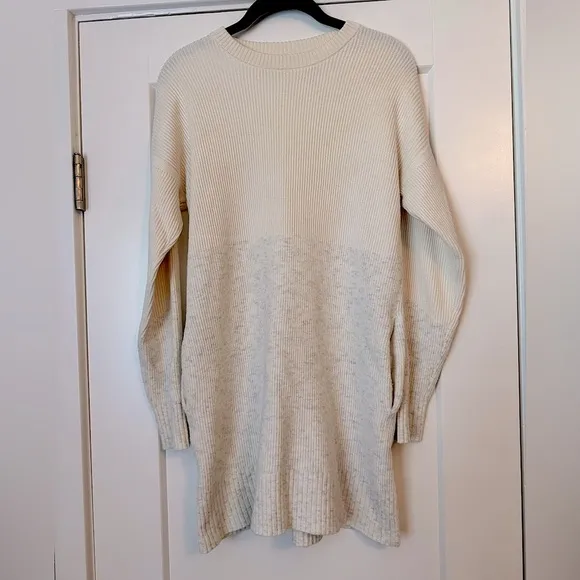 Lululemon Restful Intention Sweater in Angel Wing / Heathered Light Ivory