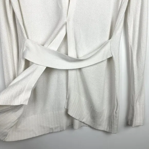 Lululemon Sincerely Yours Sweater White Open Back Cashmere Blend Size 4