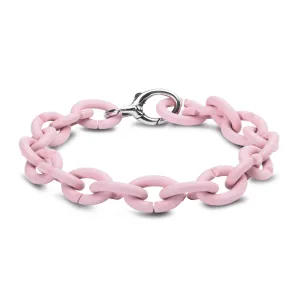 Lush Blush Silver Bracelet