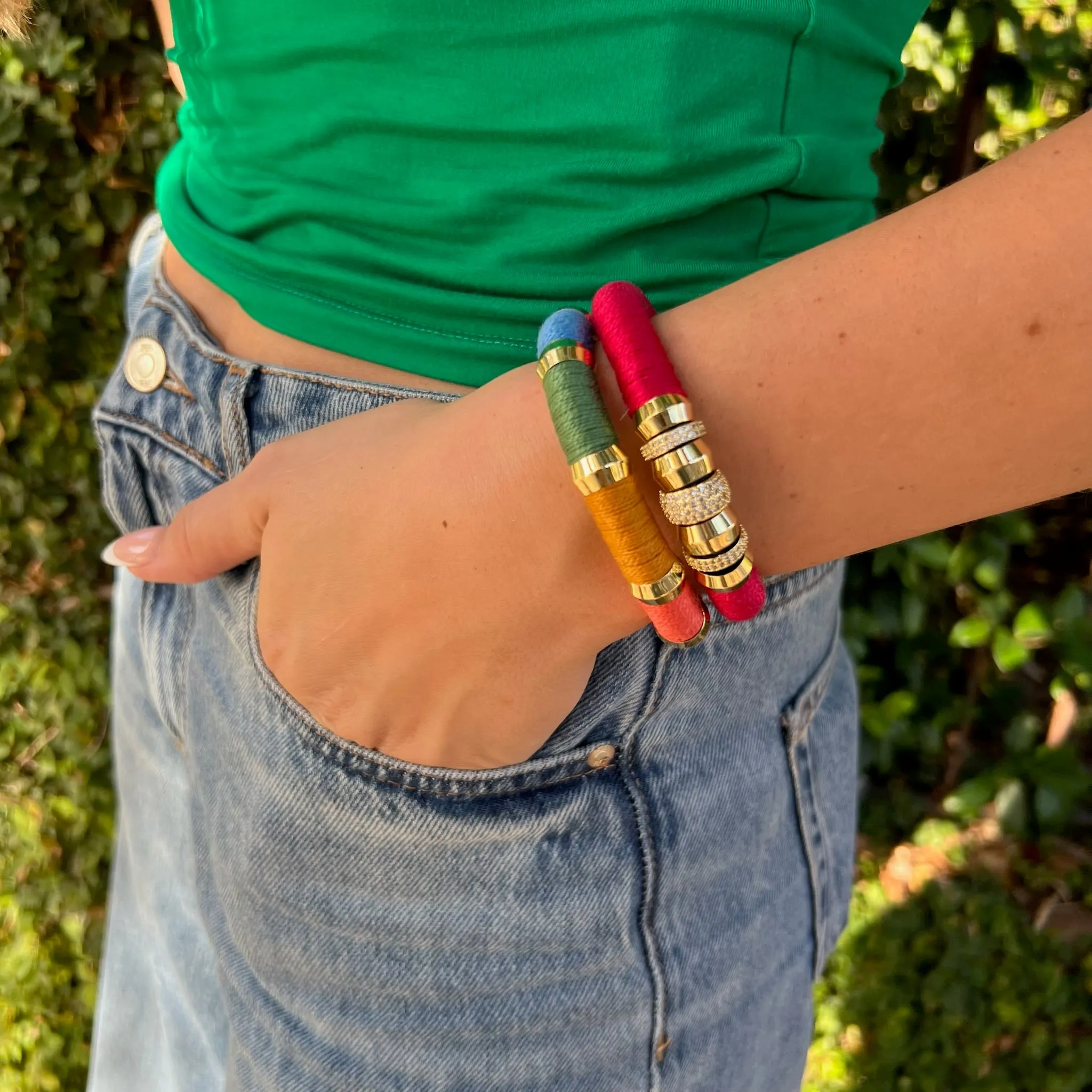 Luxe Classic Bracelet Raspberry