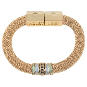 Luxe Classic Mesh Bracelet Multistone