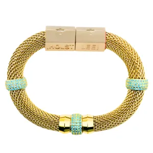 Luxe Classic Mesh Bracelet - Turquoise