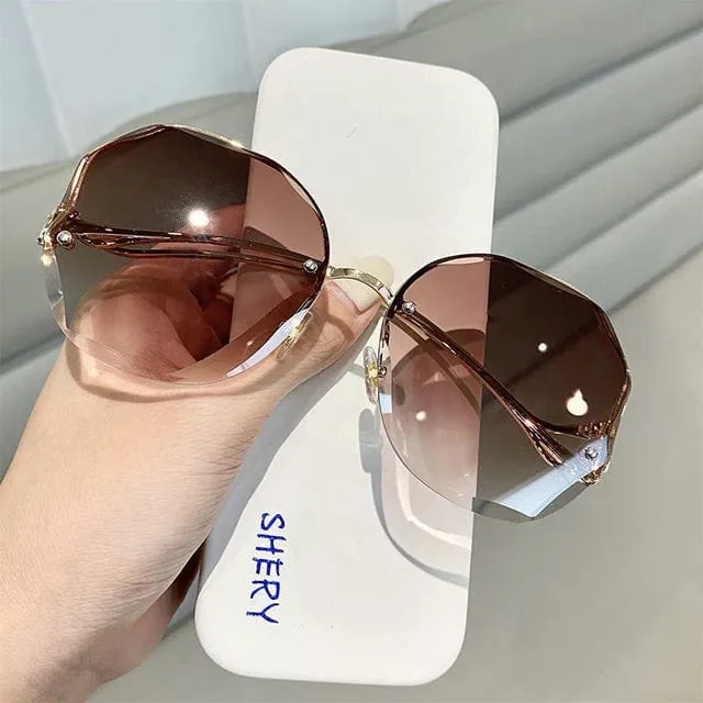 Luxury Round Gradient Sunglasses