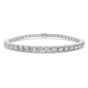 Lysandra Round Cut Diamond Tennis Bracelet Prong Set (6 ctw)
