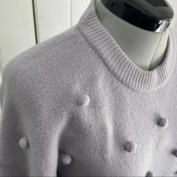 Madewell Brockton Bobble Lilac Sweater​​​