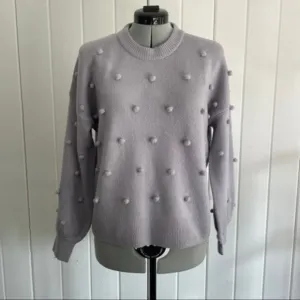 Madewell Brockton Bobble Lilac Sweater​​​