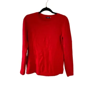 Magaschoni red cashmere sweater crewneck