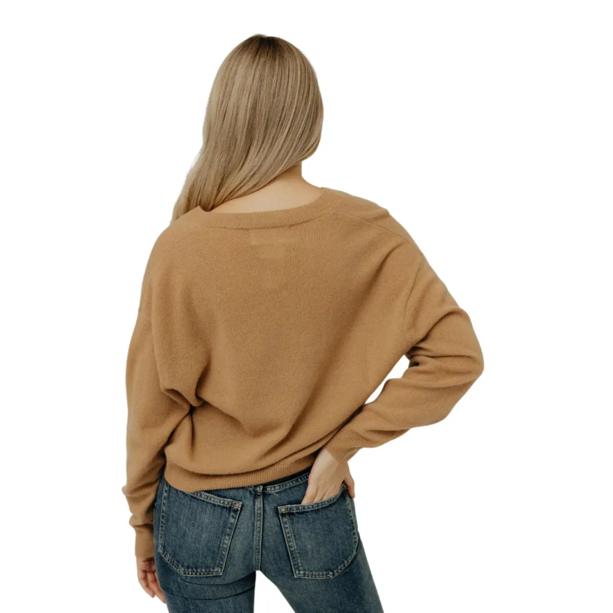 Malibu V Knit Soft Camel Crush